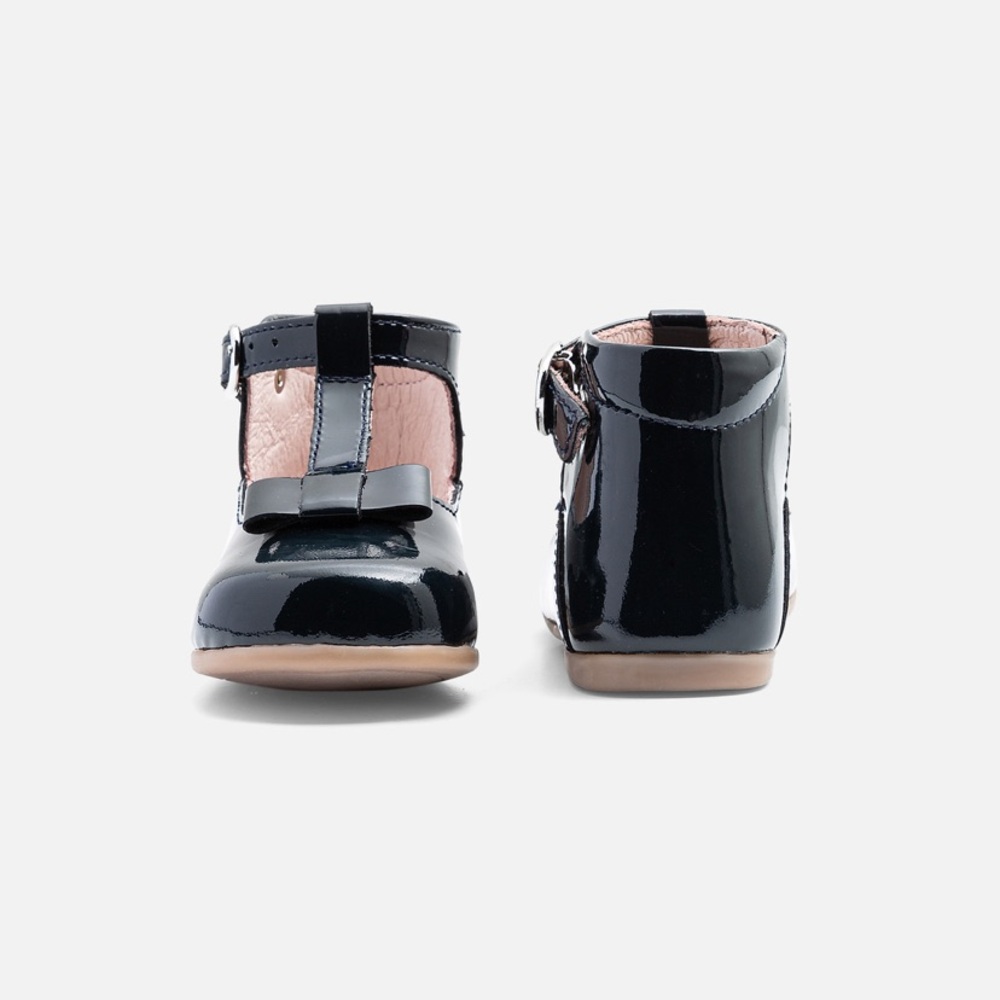 Jacadi Puce T Bar Mary Jane Dress Shoes - Picture 5 of 5
